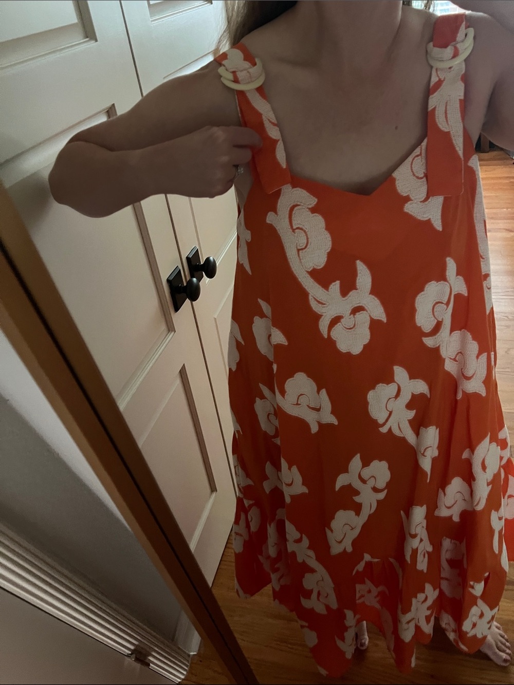 Anthropologie Phoebe Flounced Maxi Dress Exquise - Picture 12 of 16